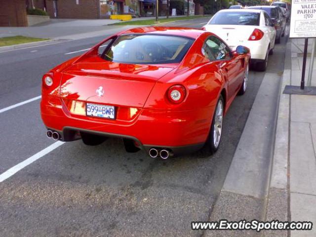 Ferrari 599GTB spotted in Vancouver, Canada