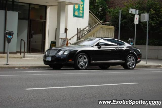 Bentley Continental spotted in Vancouver, Canada