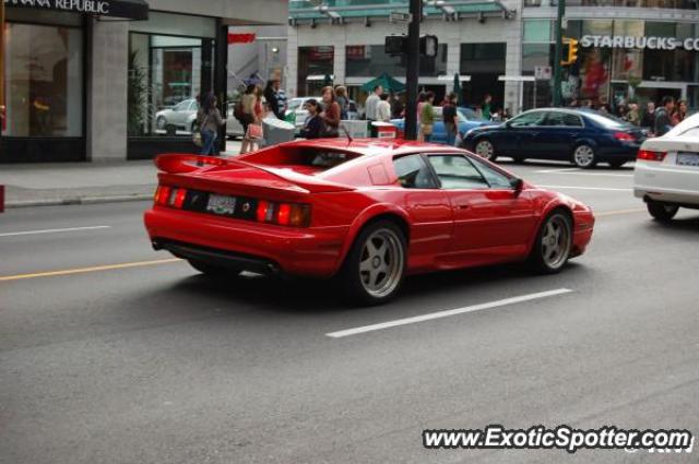 Lotus Esprit spotted in Vancouver, Canada