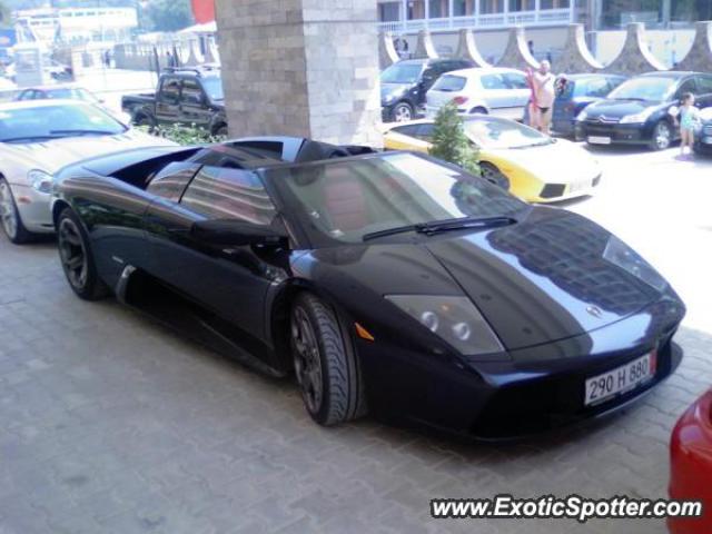 Lamborghini Murcielago spotted in Elenite, Bulgaria
