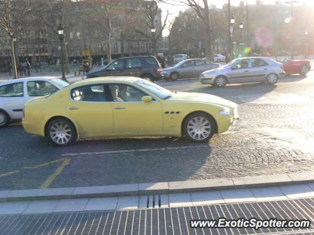 Maserati Quattroporte spotted in Paris, France