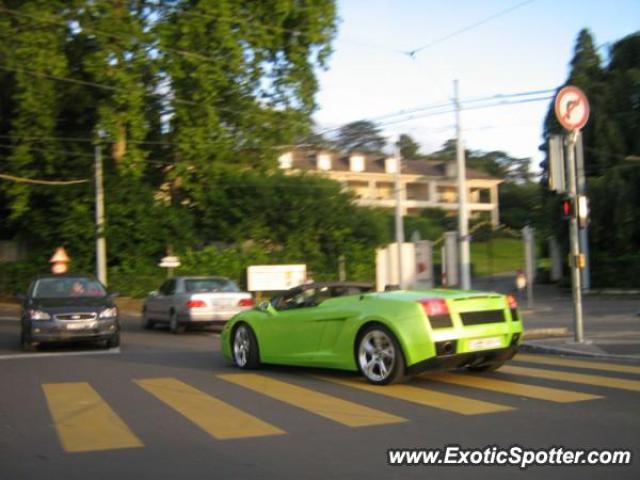 Lamborghini Gallardo spotted in Geneve, Switzerland