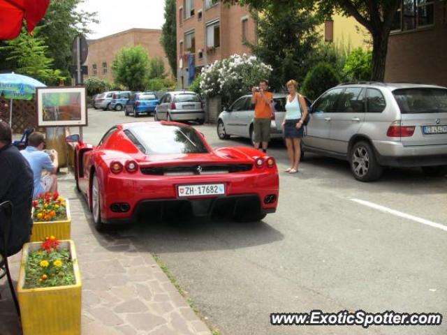Ferrari Enzo spotted in Maranello, Italy