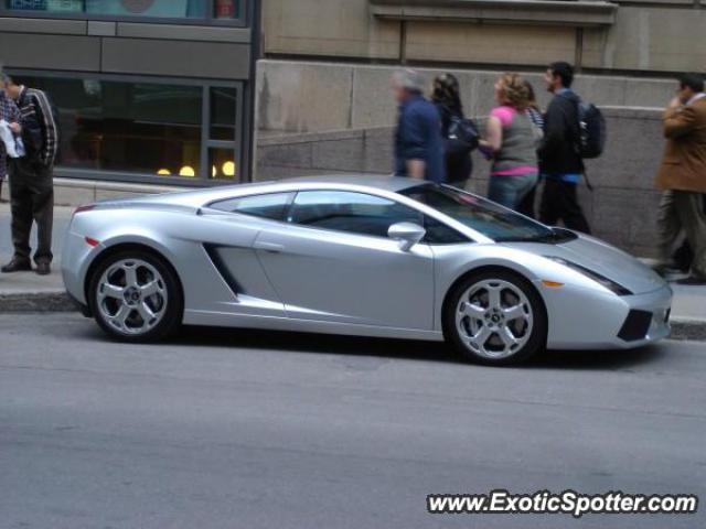 Lamborghini Gallardo spotted in Montreal, Canada