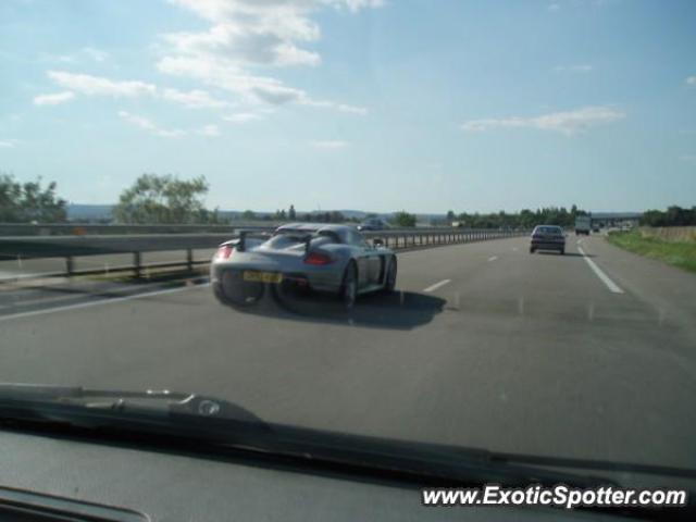 Porsche Carrera GT spotted in Dijon, France