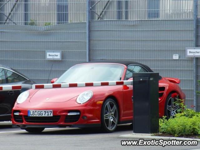 Porsche 911 Turbo spotted in Stuttgart, Germany