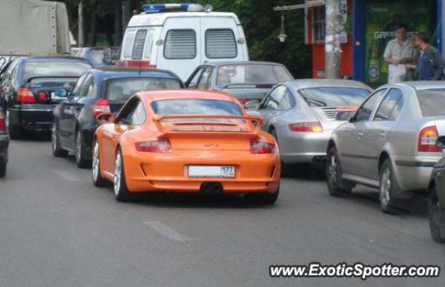Porsche 911 GT3 spotted in Moscow, Russia