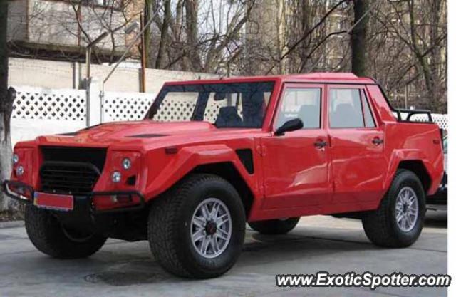 Lamborghini LM002 spotted in Kiev, Ukraine
