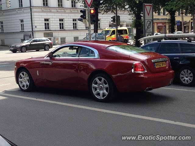 Rolls Royce Wraith spotted in Munich, Germany