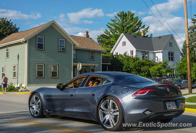 Fisker Karma spotted in Elkhart Lake, Wisconsin