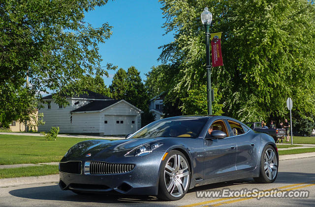 Fisker Karma spotted in Elkhart Lake, Wisconsin