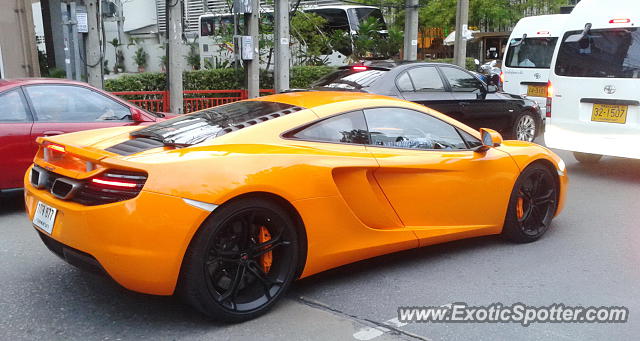 Mclaren MP4-12C spotted in Bangkok, Thailand