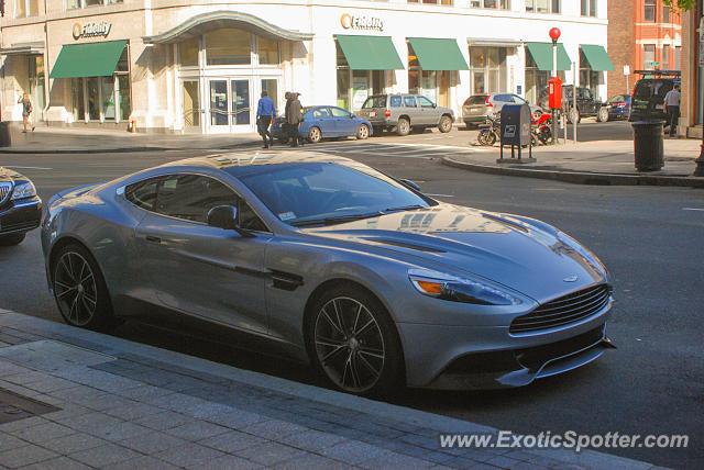 Aston Martin Vanquish spotted in Boston, Massachusetts