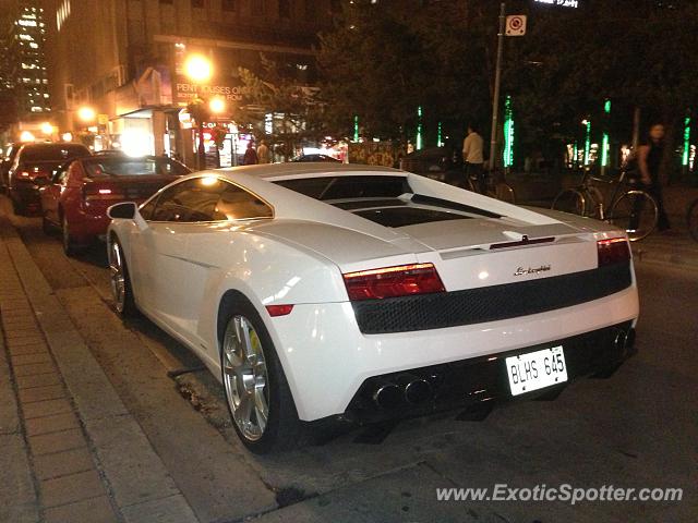 Lamborghini Gallardo spotted in Toronto, Canada