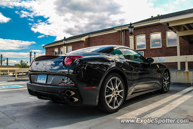 Ferrari California spotted in New Canaan, Connecticut