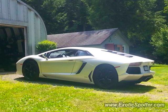 Lamborghini Aventador spotted in Somewhere in, New York