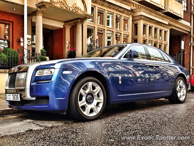 Rolls Royce Ghost spotted in London, United Kingdom