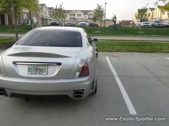 Maserati Quattroporte spotted in Omaha, Nebraska