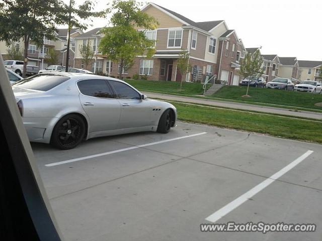 Maserati Quattroporte spotted in Omaha, Nebraska