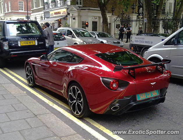 Aston Martin Zagato spotted in London, United Kingdom