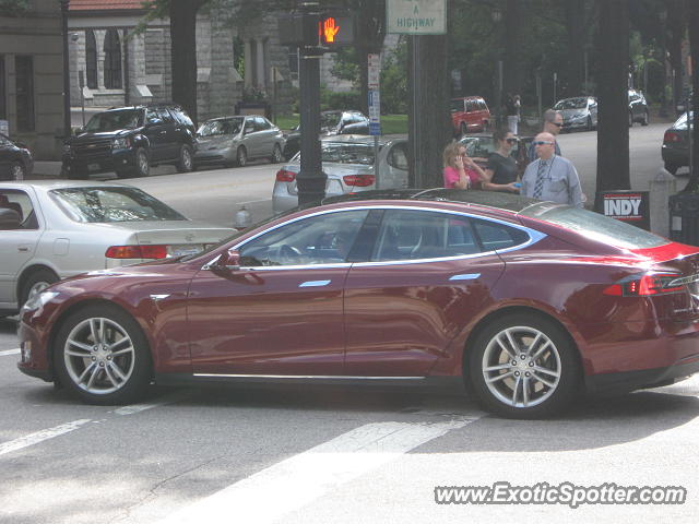 Tesla Model S spotted in Raleigh, North Carolina