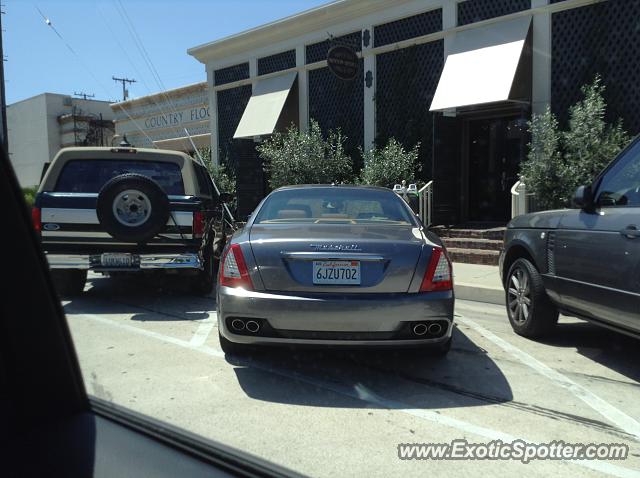 Maserati Quattroporte spotted in Hollywood, California