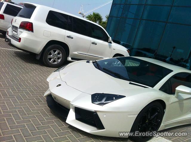 Lamborghini Aventador spotted in Dubai, United Arab Emirates