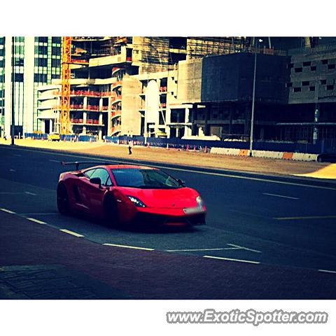 Lamborghini Gallardo spotted in Dubai, United Arab Emirates