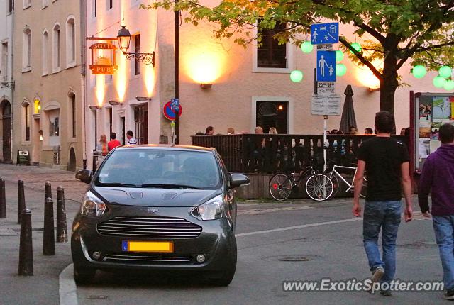 Aston Martin Cygnet spotted in Luxenbourg, Luxembourg