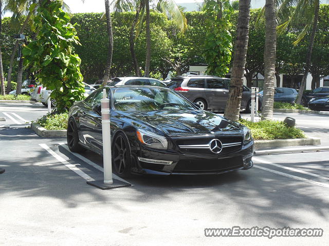 Mercedes SL 65 AMG spotted in Bal Harbour, Florida