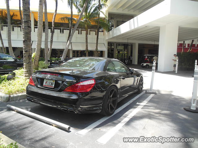 Mercedes SL 65 AMG spotted in Bal Harbour, Florida