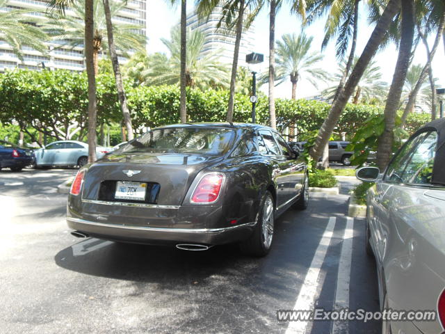 Bentley Mulsanne spotted in Bal Harbour, Florida
