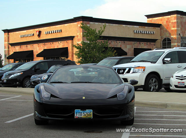 Ferrari 458 Italia spotted in Columbus, Ohio