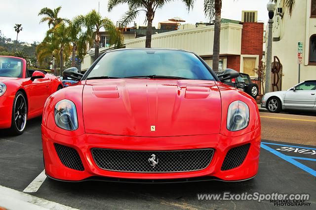 Ferrari 599GTO spotted in La Jolla, California