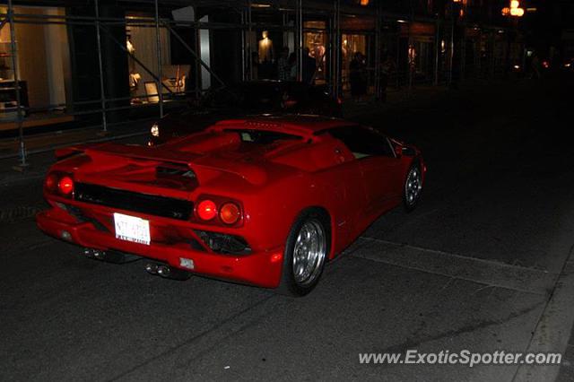 Lamborghini Diablo spotted in Toronto Ontario, Canada