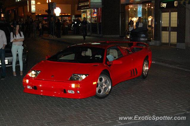 Lamborghini Diablo spotted in Toronto Ontario, Canada