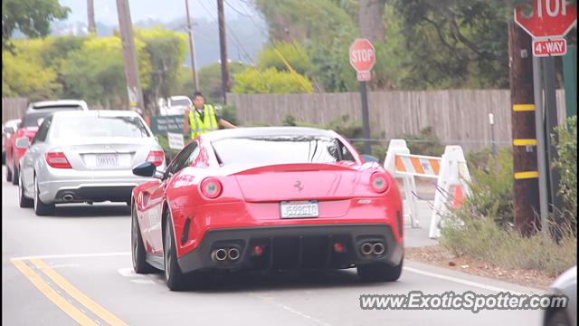 Ferrari 599GTO spotted in Pebble Beach, California