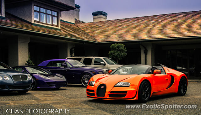 Bugatti Veyron spotted in Pebble Beach, California