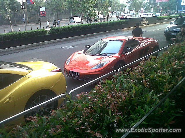 Mclaren MP4-12C spotted in Jakarta, Indonesia