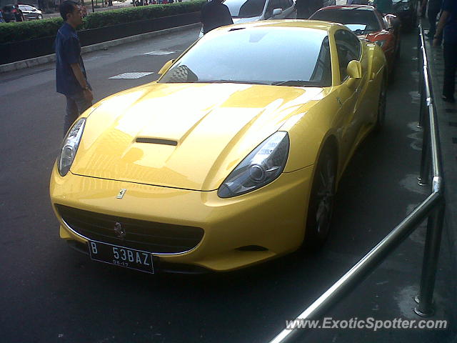 Ferrari California spotted in Jakarta, Indonesia