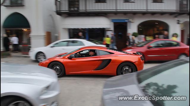 Mclaren MP4-12C spotted in Carmel, California