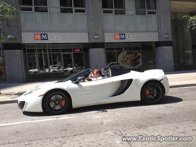 Mclaren MP4-12C spotted in Toronto, Canada
