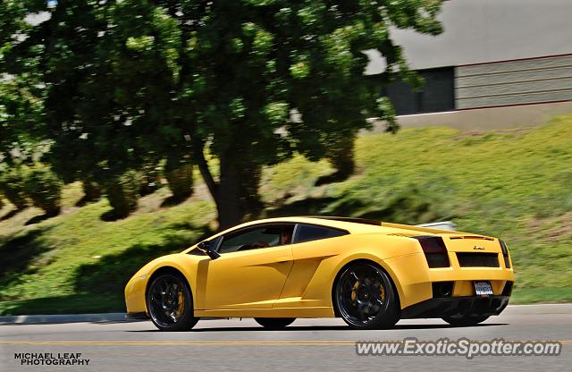 Lamborghini Gallardo spotted in Vista, California