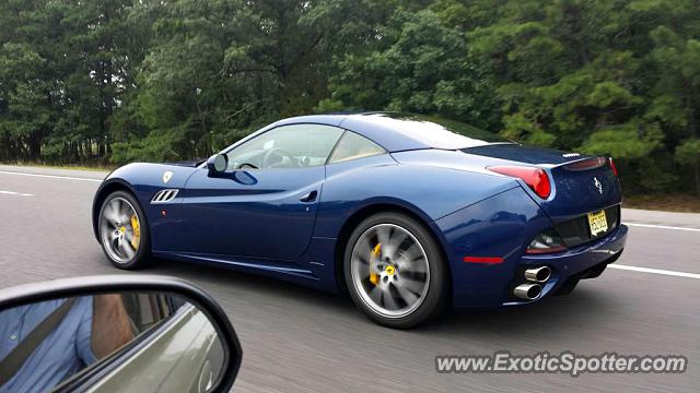 Ferrari California spotted in Sicklerville, New Jersey