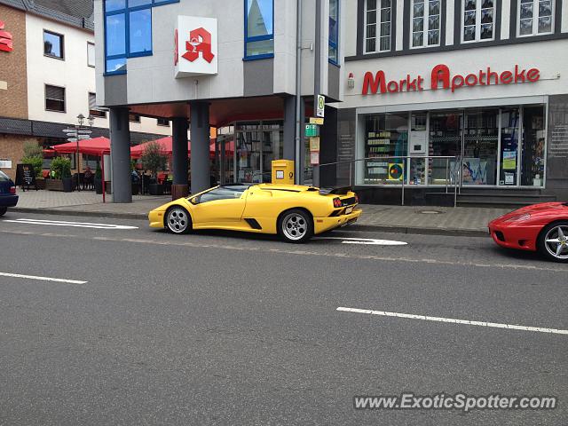 Lamborghini Diablo spotted in Adenau, Germany