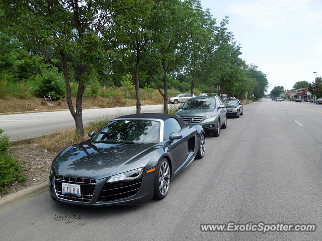 Audi R8 spotted in Winnetka, Illinois