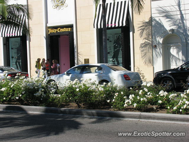 Bentley Flying Spur spotted in Beverly hills, California
