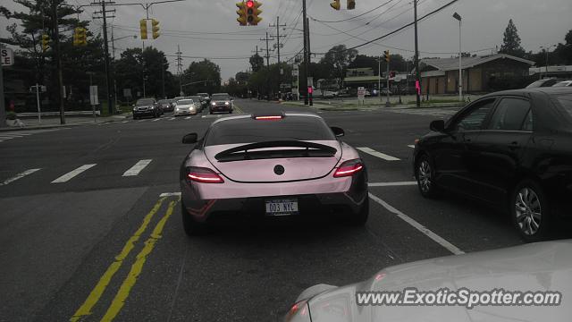 Mercedes SLS AMG spotted in Hewlett, New York