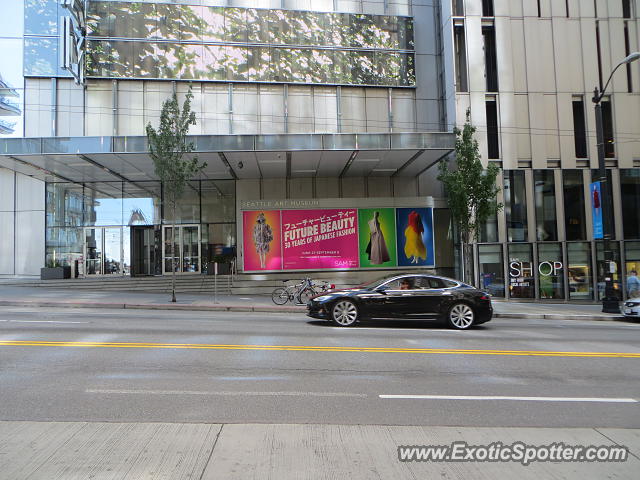 Tesla Model S spotted in Seattle, Washington