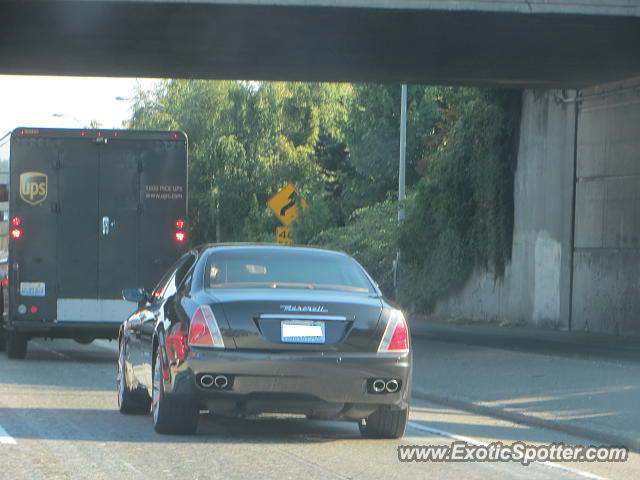 Maserati Quattroporte spotted in Seattle, Washington
